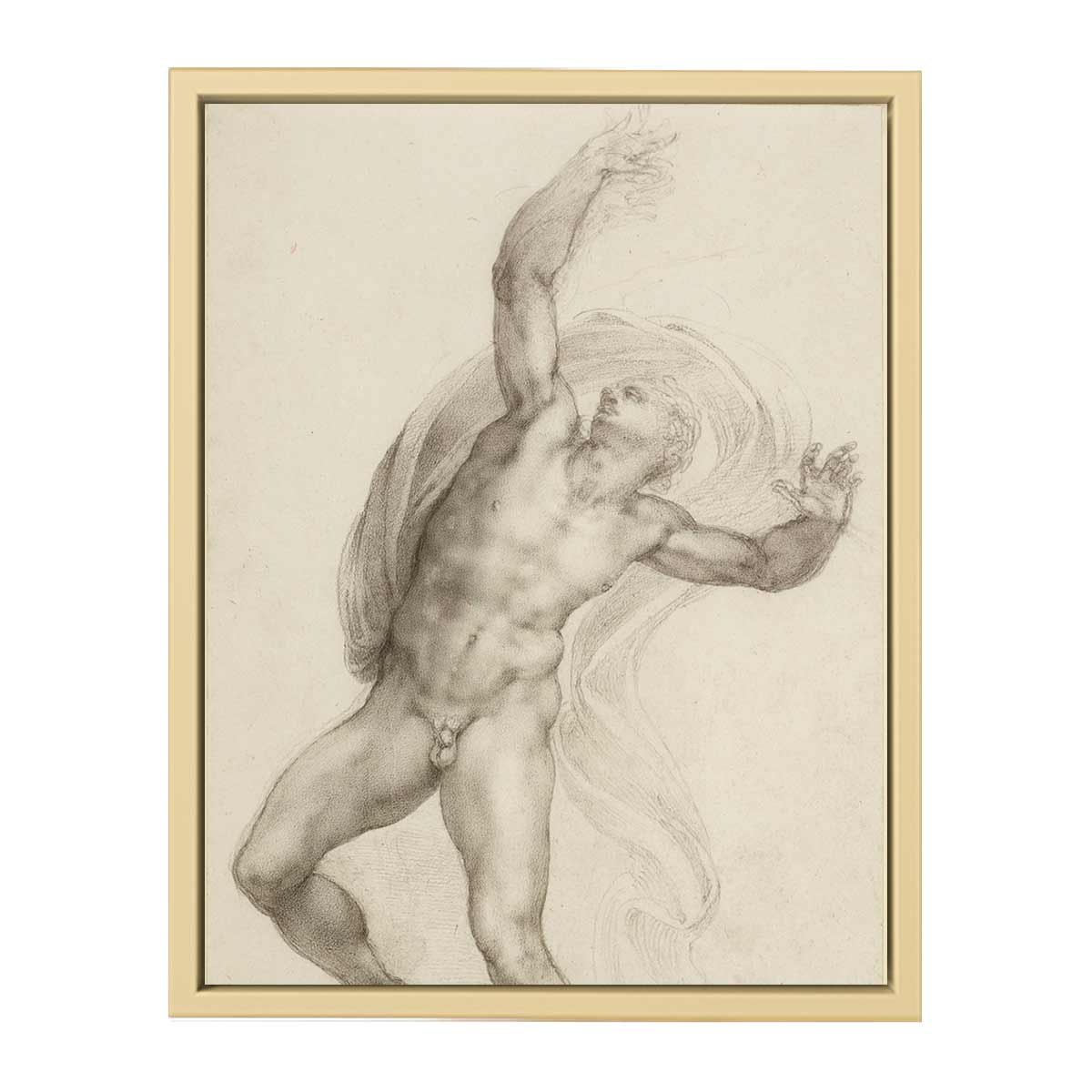 The Risen Christ By Michelangelo Buonarroti