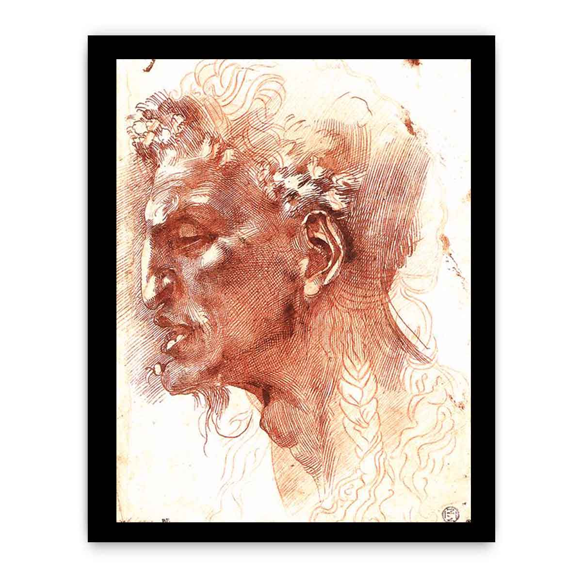 Satyr's Head By Michelangelo Buonarroti