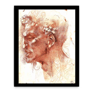 Satyr's Head By Michelangelo Buonarroti