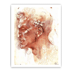 Satyr's Head By Michelangelo Buonarroti