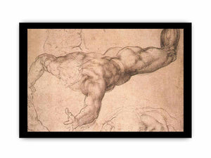 Male Figure By Michelangelo Buonarroti
