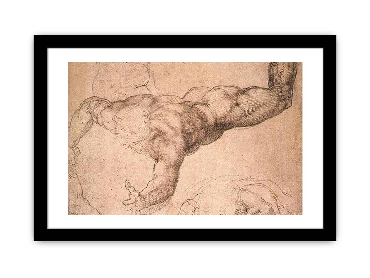 Male Figure By Michelangelo Buonarroti