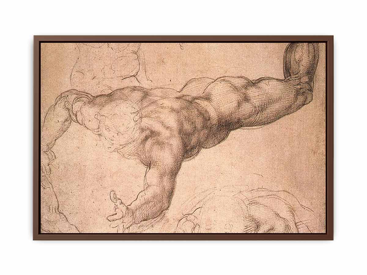 Male Figure By Michelangelo Buonarroti