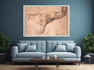 Male Figure By Michelangelo Buonarroti