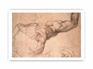 Male Figure By Michelangelo Buonarroti