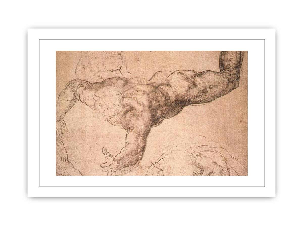 Male Figure By Michelangelo Buonarroti