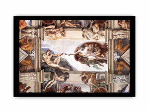The ceiling (detail):The Creation of Adam By Michelangelo Buonarroti