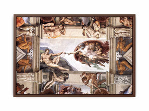 The ceiling (detail):The Creation of Adam By Michelangelo Buonarroti