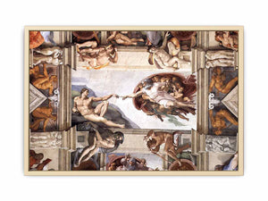 The ceiling (detail):The Creation of Adam By Michelangelo Buonarroti
