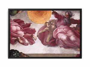Creation of the Sun, Moon, and Plants By Michelangelo Buonarroti