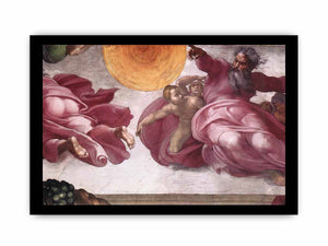 Creation of the Sun, Moon, and Plants By Michelangelo Buonarroti
