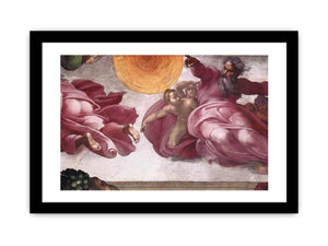 Creation of the Sun, Moon, and Plants By Michelangelo Buonarroti
