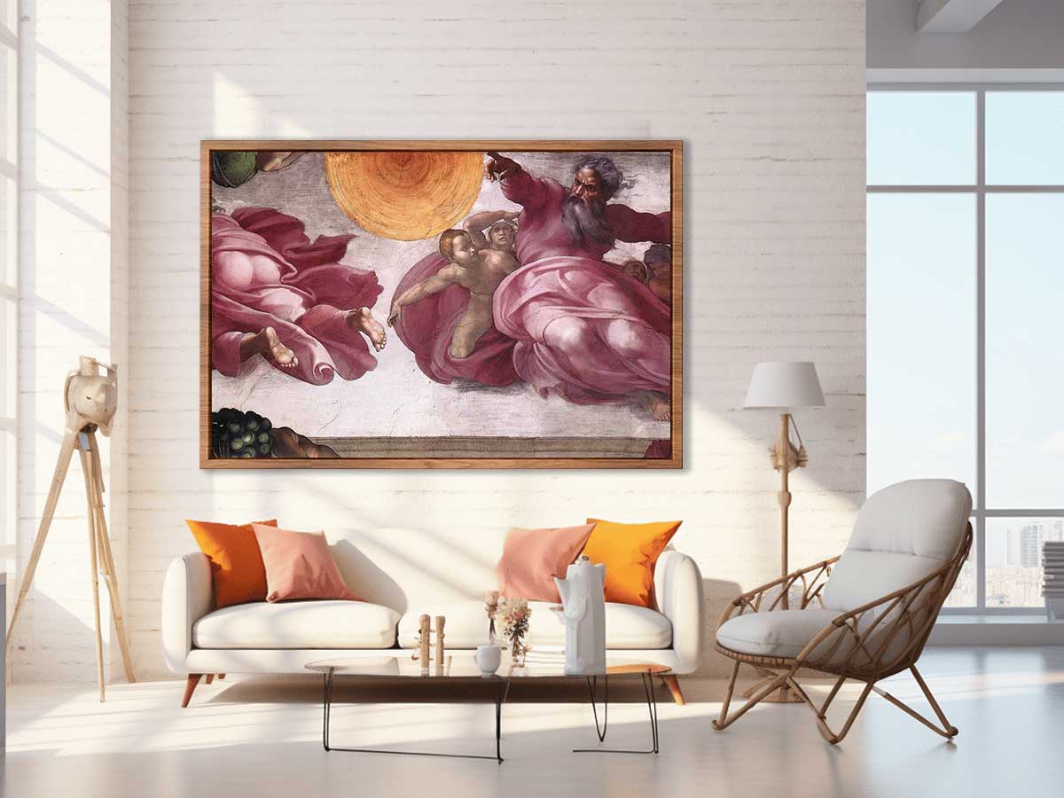 Creation of the Sun, Moon, and Plants 1511