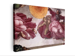 Creation of the Sun, Moon, and Plants By Michelangelo Buonarroti