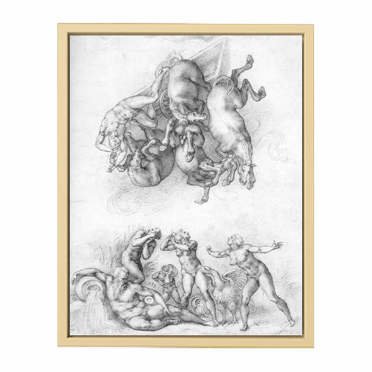 The Fall of Phaeton By Michelangelo Buonarroti