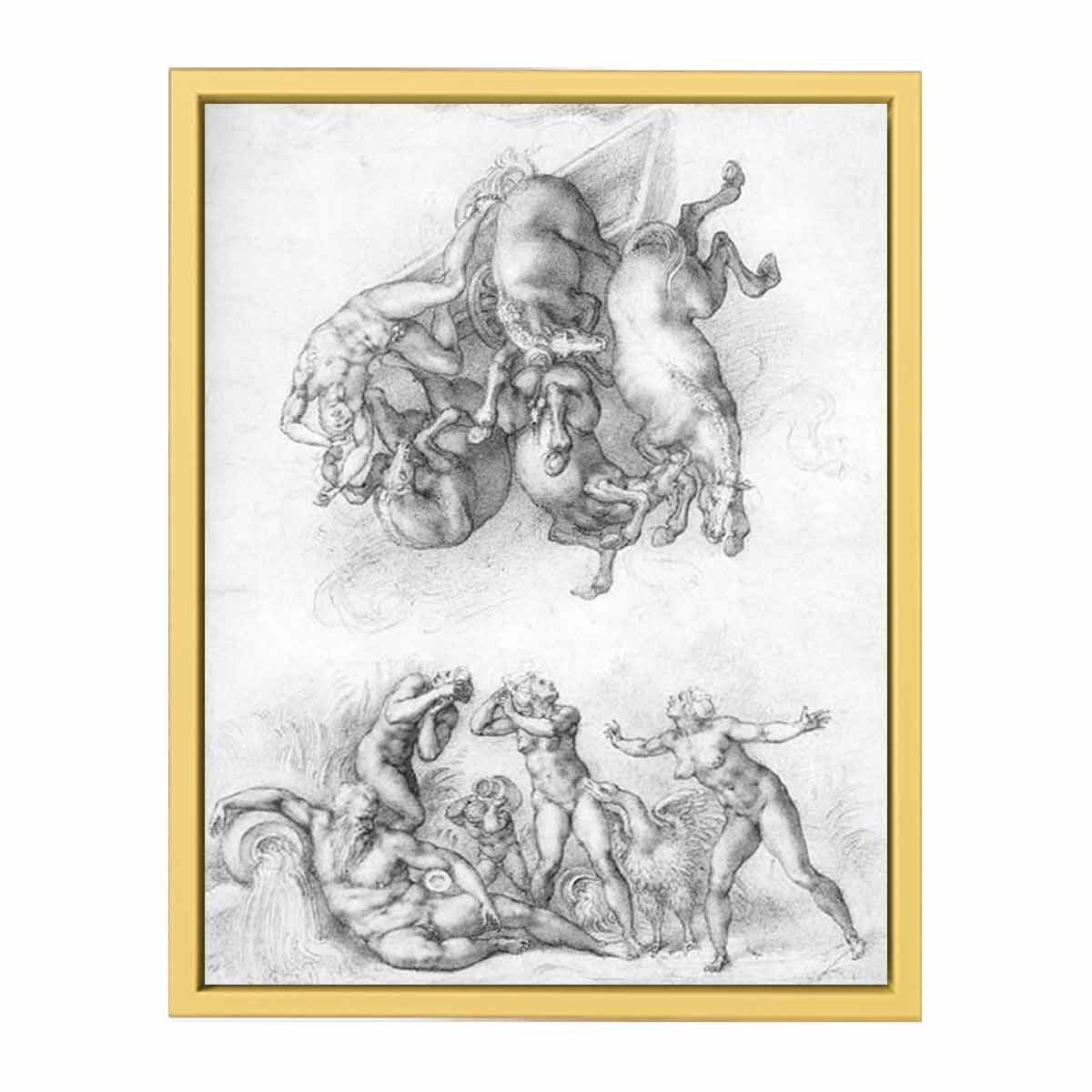 The Fall of Phaeton By Michelangelo Buonarroti