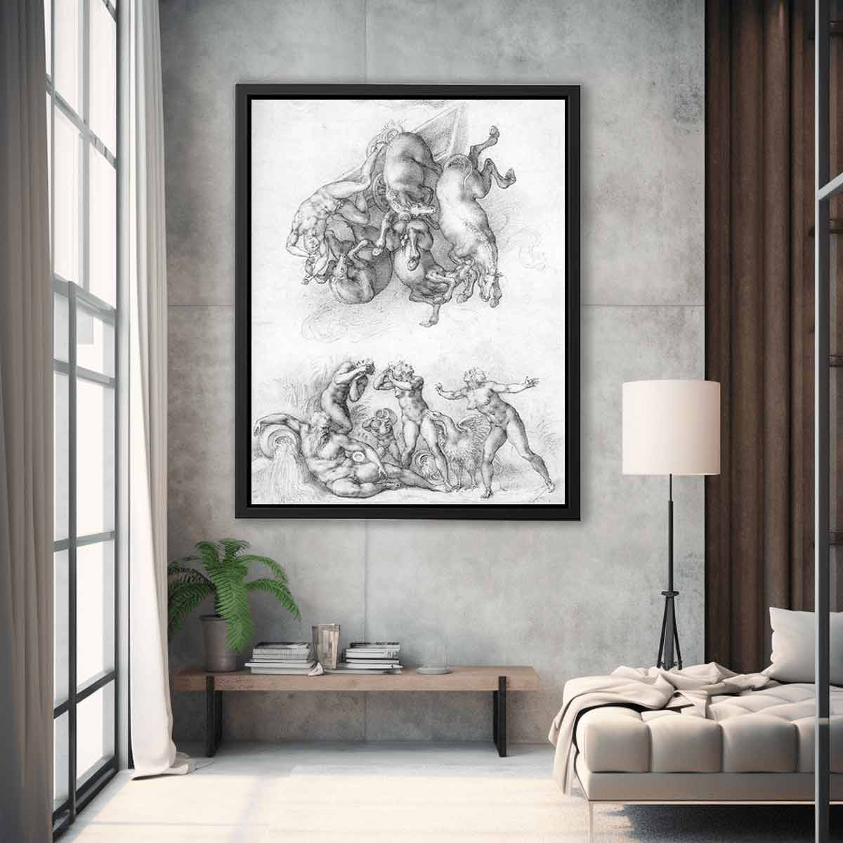 The Fall of Phaeton By Michelangelo Buonarroti