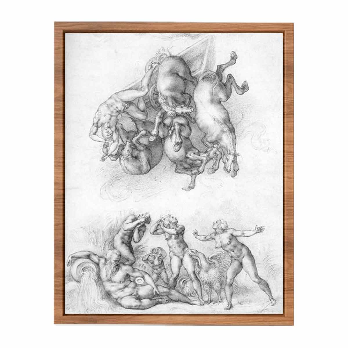 The Fall of Phaeton By Michelangelo Buonarroti