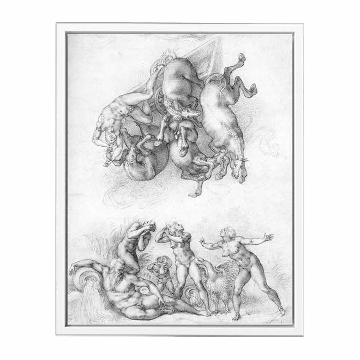 The Fall of Phaeton By Michelangelo Buonarroti