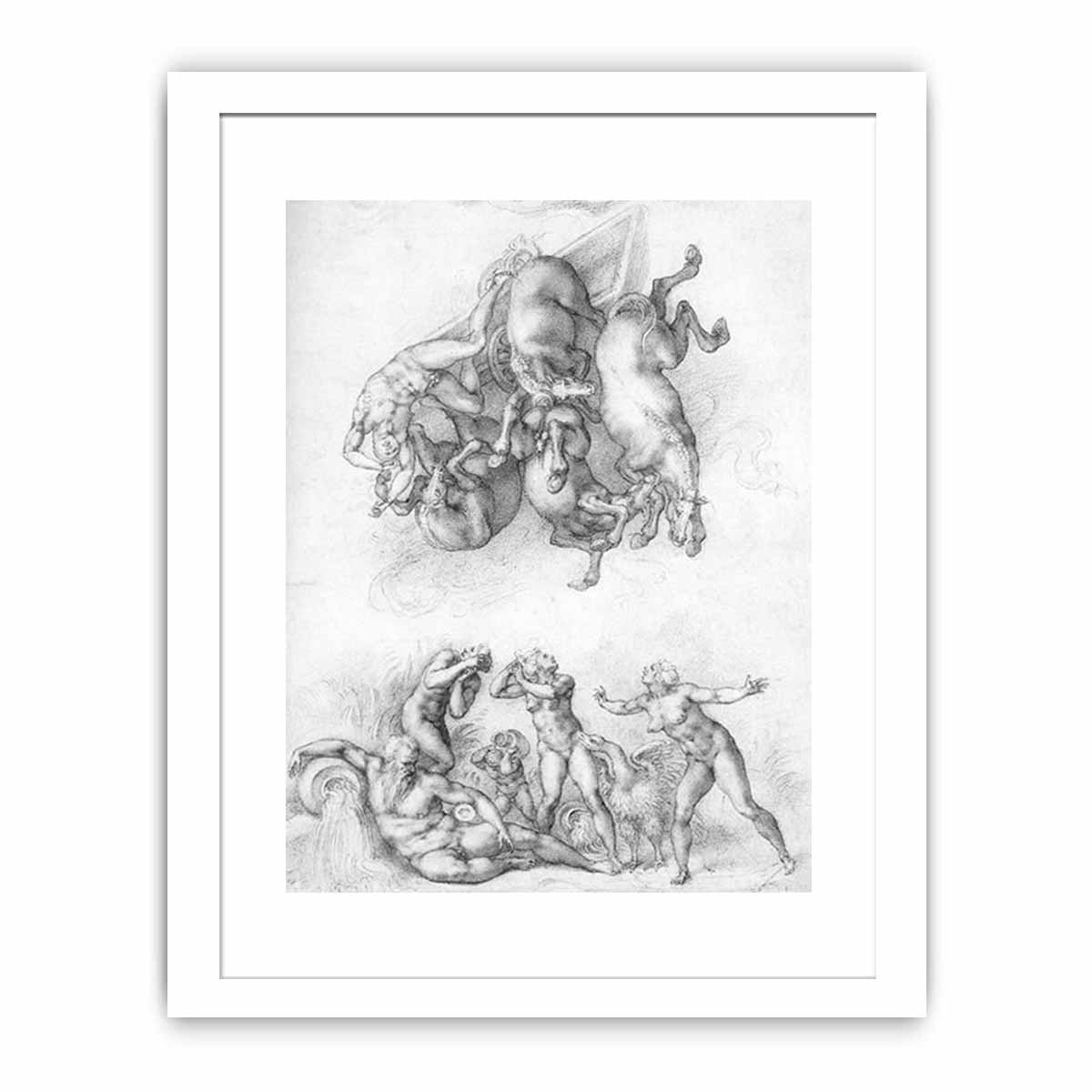 The Fall of Phaeton By Michelangelo Buonarroti