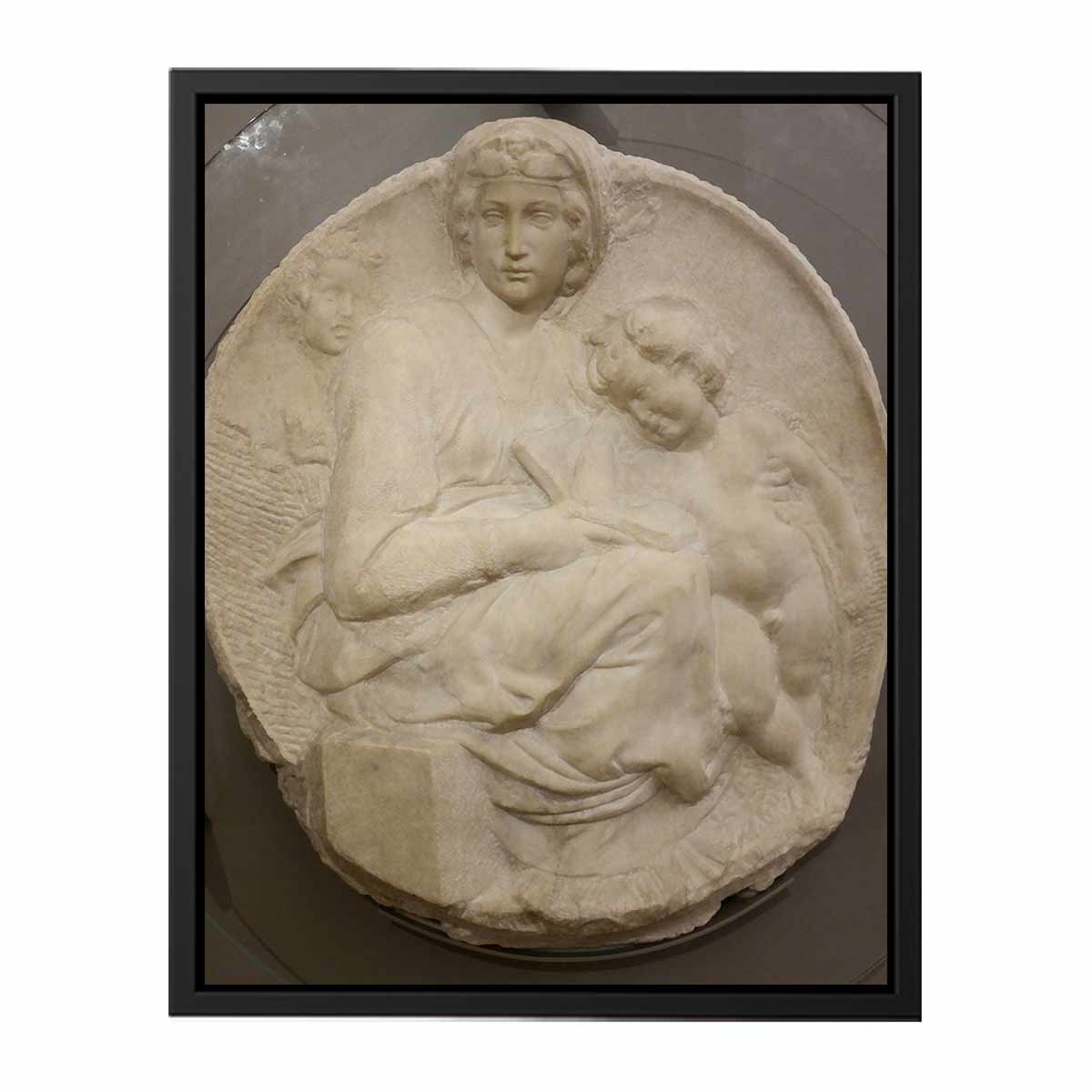 Madonna (Tondo Pitti) By Michelangelo Buonarroti