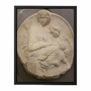Madonna (Tondo Pitti) By Michelangelo Buonarroti