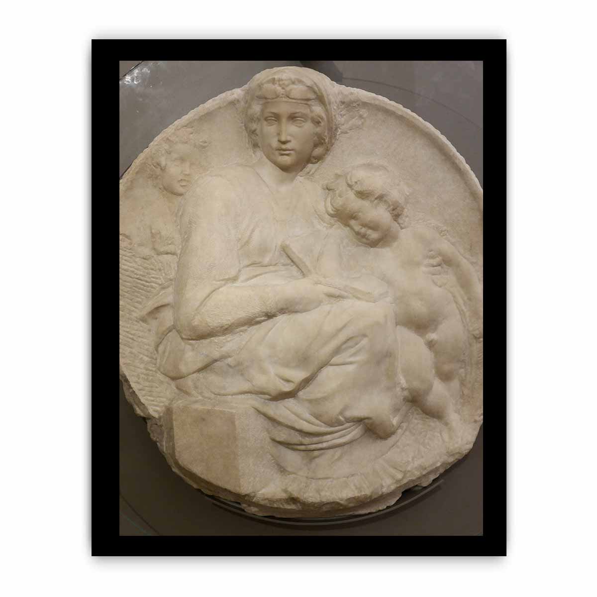 Madonna (Tondo Pitti) By Michelangelo Buonarroti