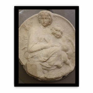 Madonna (Tondo Pitti) By Michelangelo Buonarroti