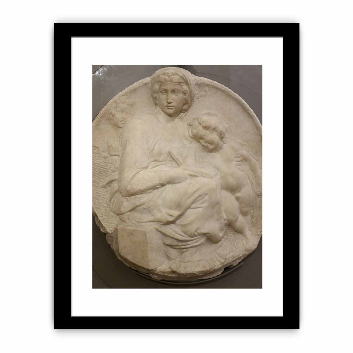 Madonna (Tondo Pitti) By Michelangelo Buonarroti