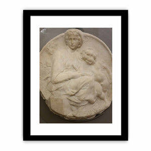Madonna (Tondo Pitti) By Michelangelo Buonarroti