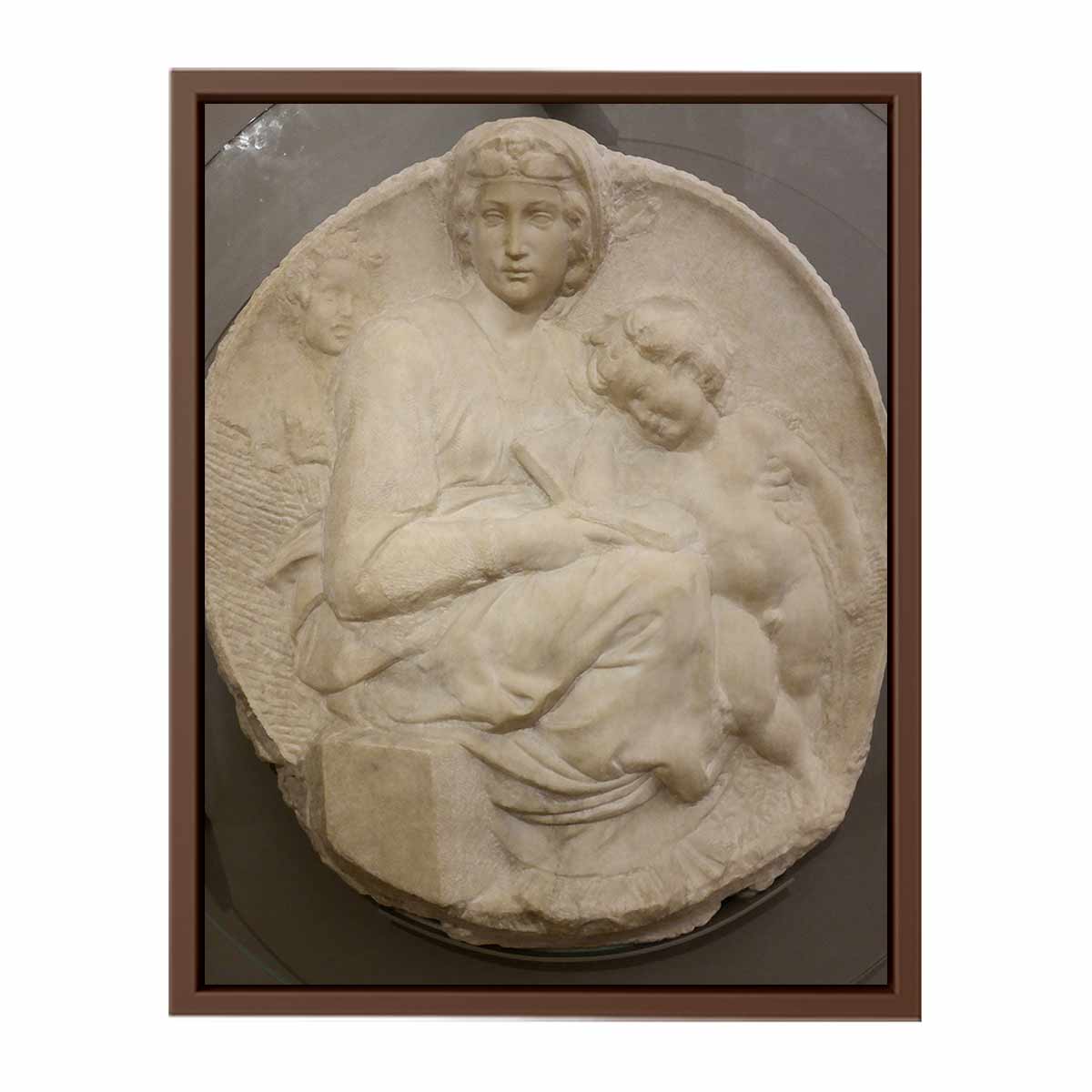 Madonna (Tondo Pitti) By Michelangelo Buonarroti