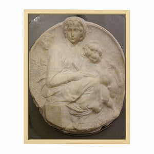 Madonna (Tondo Pitti) By Michelangelo Buonarroti