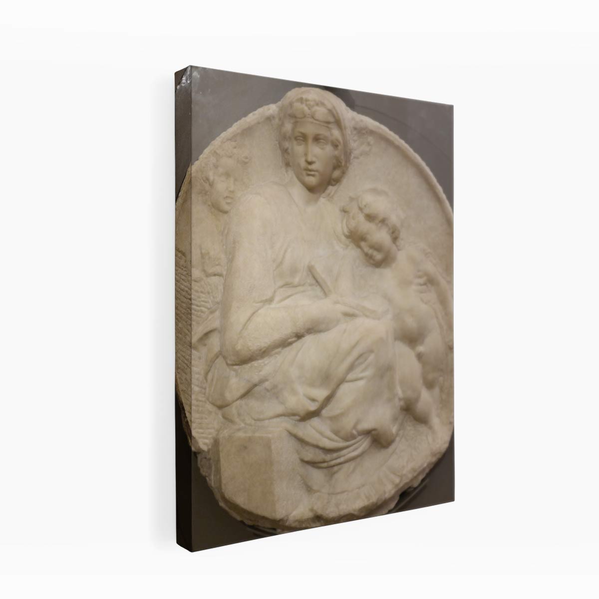 Madonna (Tondo Pitti) By Michelangelo Buonarroti
