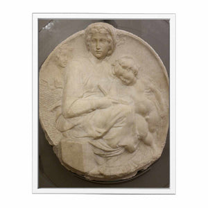 Madonna (Tondo Pitti) By Michelangelo Buonarroti