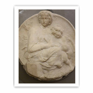 Madonna (Tondo Pitti) By Michelangelo Buonarroti