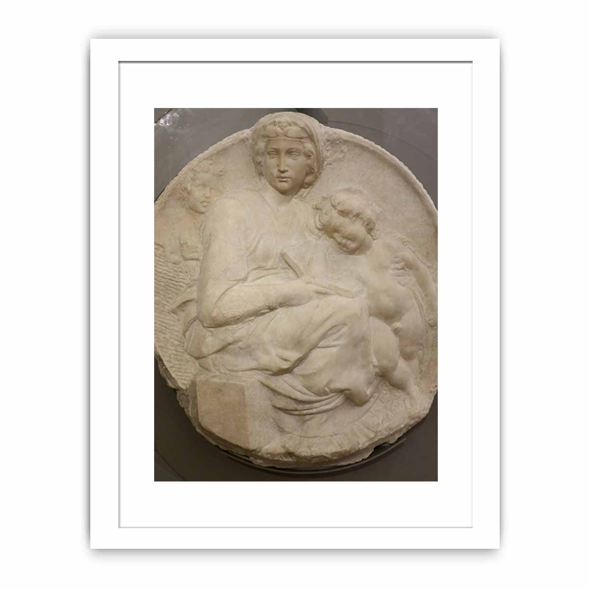Madonna (Tondo Pitti) By Michelangelo Buonarroti