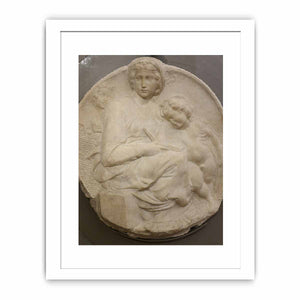 Madonna (Tondo Pitti) By Michelangelo Buonarroti