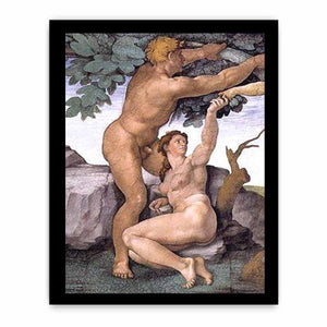 The Fall and Expulsion from Paradise By Michelangelo Buonarroti