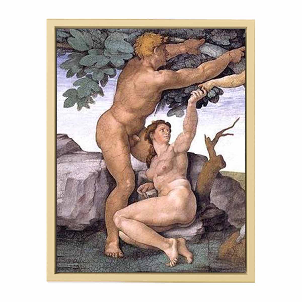 The Fall and Expulsion from Paradise By Michelangelo Buonarroti