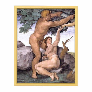 The Fall and Expulsion from Paradise By Michelangelo Buonarroti