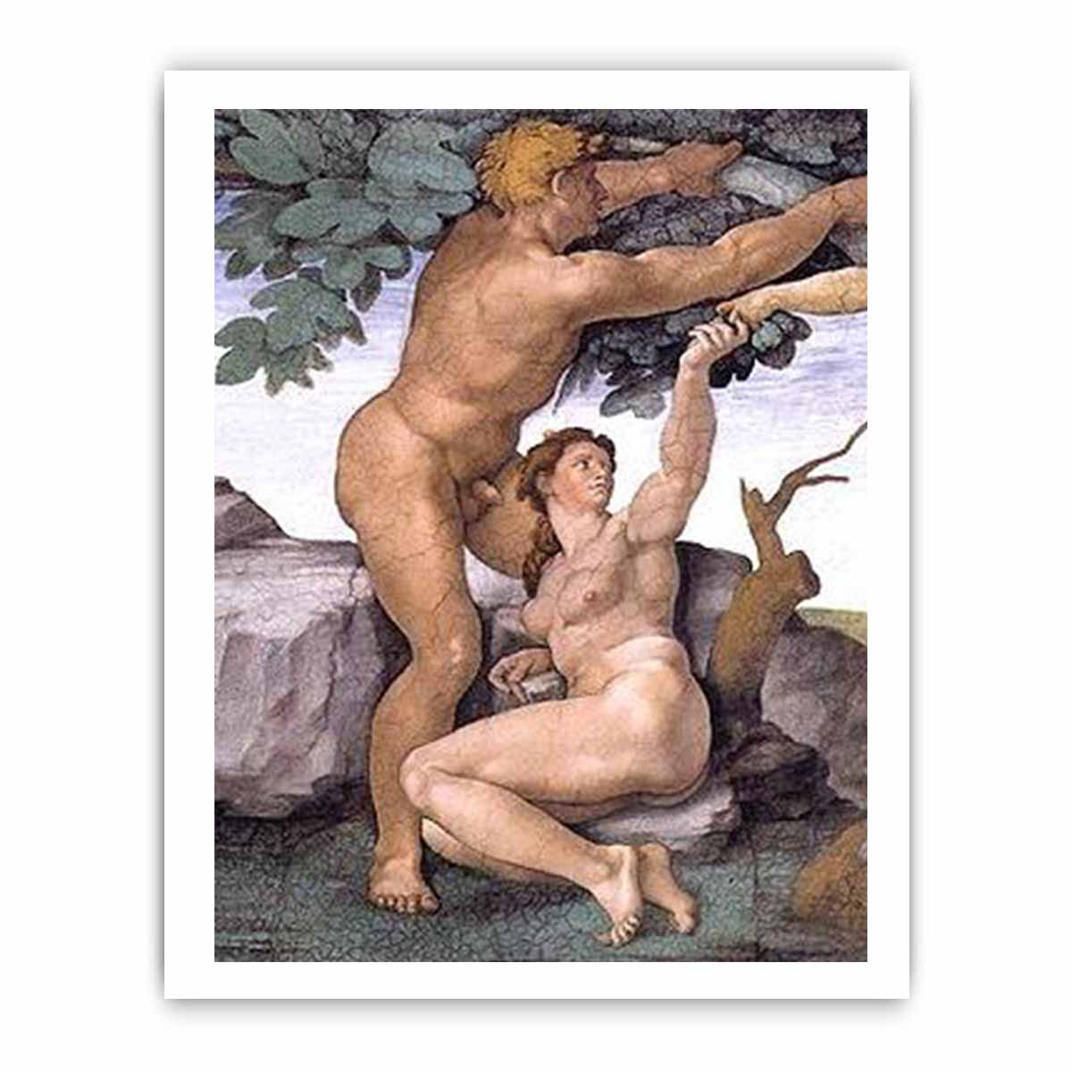 The Fall and Expulsion from Paradise By Michelangelo Buonarroti
