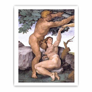 The Fall and Expulsion from Paradise By Michelangelo Buonarroti