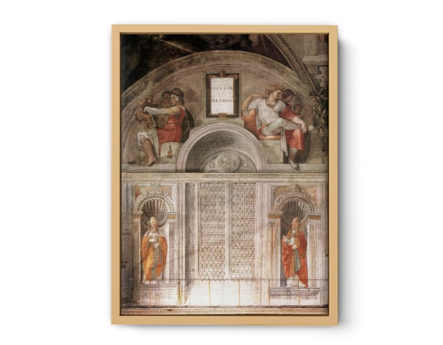 Lunette and Popes By Michelangelo Buonarroti