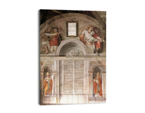 Lunette and Popes By Michelangelo Buonarroti