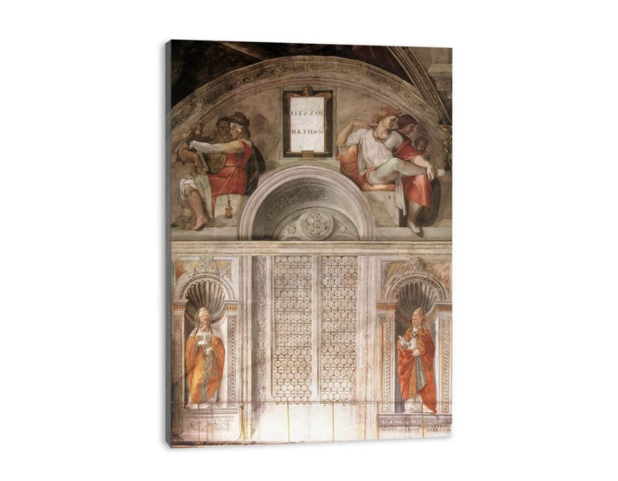 Lunette and Popes By Michelangelo Buonarroti
