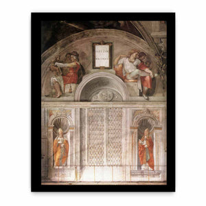 Lunette and Popes By Michelangelo Buonarroti