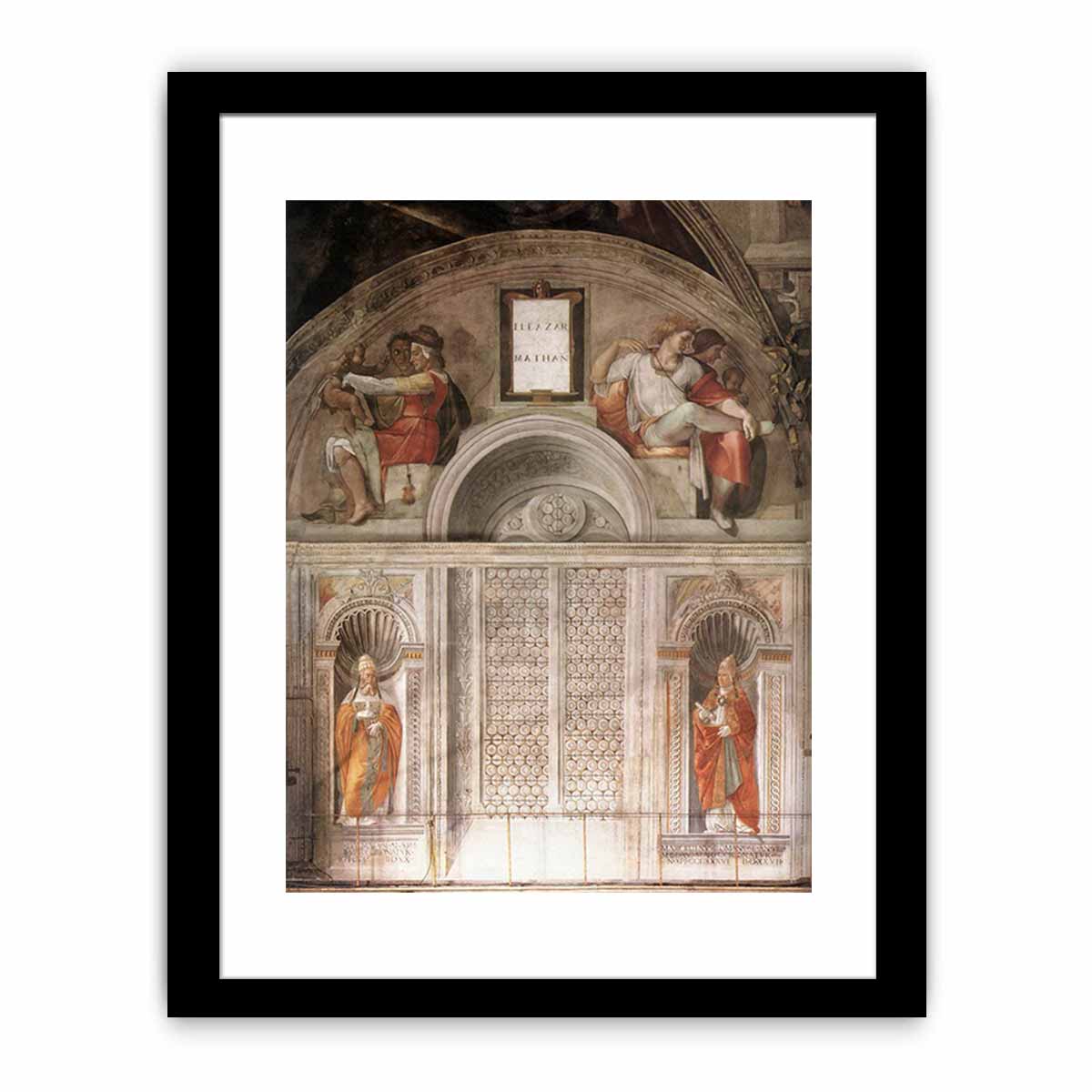 Lunette and Popes By Michelangelo Buonarroti