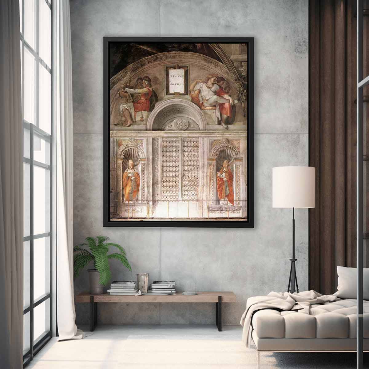 Lunette and Popes By Michelangelo Buonarroti