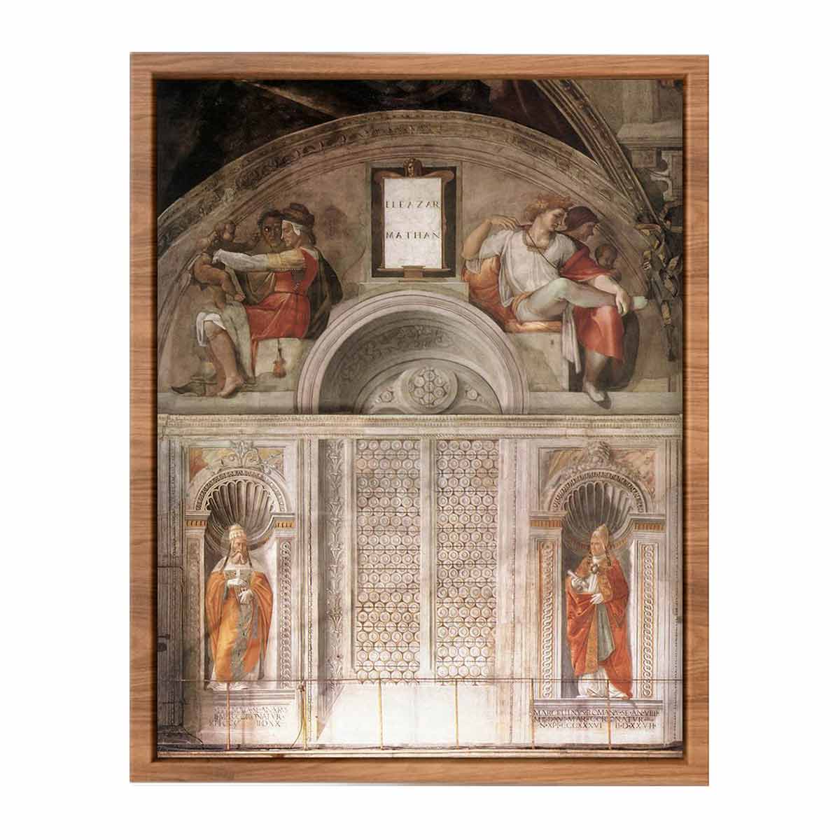 Lunette and Popes By Michelangelo Buonarroti