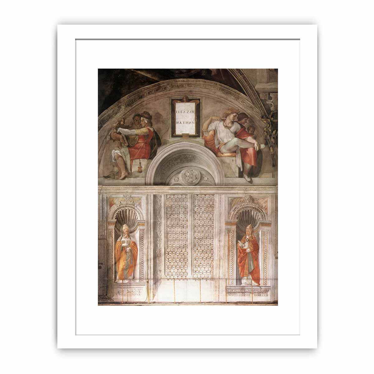 Lunette and Popes By Michelangelo Buonarroti
